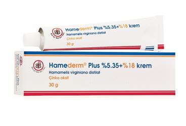 Hamederm Plus % 5,35 + % 18 Krem (30 G)
