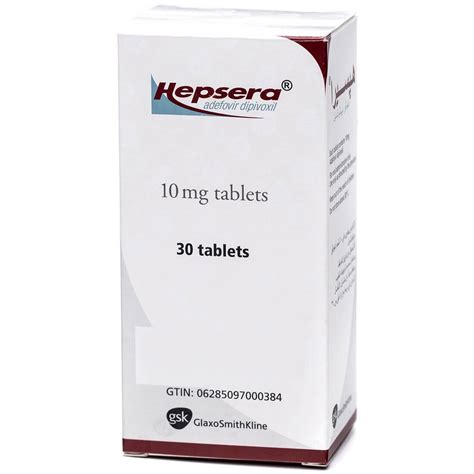 Hepsera 10 Mg 30 Tablet