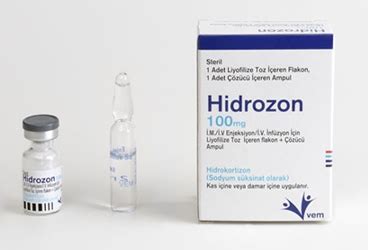 Hidrozon 100 Mg Im Iv Enjeksiyon/iv Infuzyon Icin Liyofilize Toz Iceren Flakon + Cozucu Ampul Fiyatı