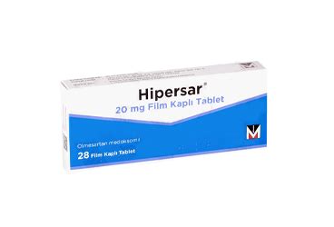 Hipersar 20 Mg Film Kapli Tablet (28 Tablet)