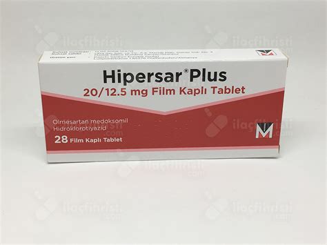 Hipersar Plus 20/12,5 Mg Film Kapli Tablet (28 Tablet)