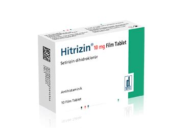 Hitrizin 10 Mg 10 Film Tablet