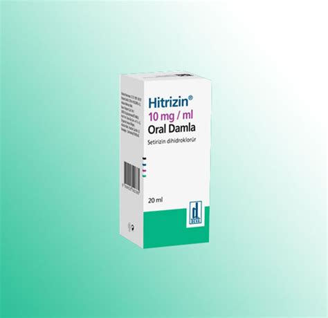 Hitrizin 10 Mg/ml Oral Damla, Cozelti (20 Ml)