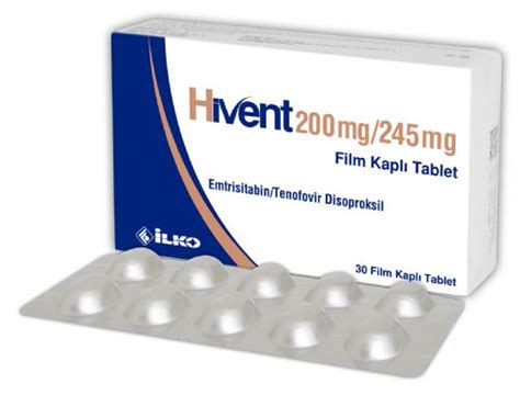 Hivent 200 Mg/245mg Film Kapli Tablet (4 Tablet)
