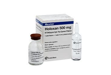 Holoxan 0.5 G Iv Infuzyonluk Cozelti Tozu Iceren Flakon Fiyatı