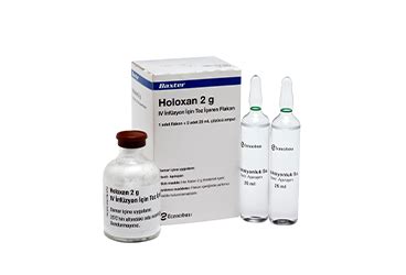Holoxan 2 G Iv Infuzyonluk Cozelti Tozu Iceren Flakon