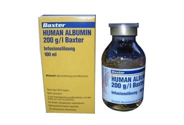 Human Albumin %20 Baxter 100 Ml Iv Infuzyon Icin Cozelti Iceren Flakon Fiyatı
