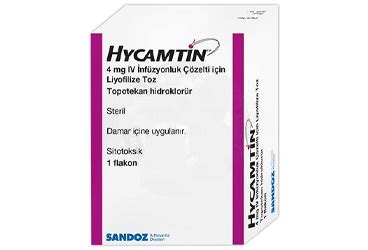 Hycamtin Iv Liyofilize Toz Iceren Enjektabl Flakon (4 Mg 1 Flakon)