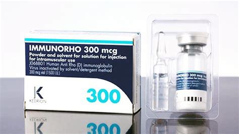 Immunorho 300 Mcg (1500 Iu) / 2 Ml Im Enjeksiyon Icin Liyofilize Toz Iceren Flakon