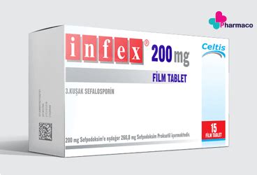 Infex 200 Mg 15 Film Tablet