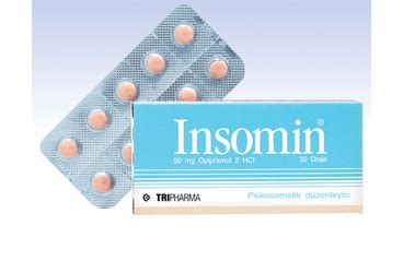 Insomin 50 Mg Kapli Tablet
