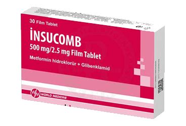 Insucomb 500 Mg / 5 Mg Film Tablet (30 Tablet) Fiyatı