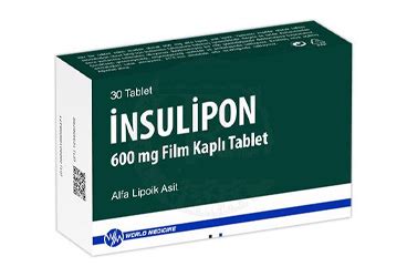 Insulipon 600 Mg Film Kapli Tablet (30 Tablet) Fiyatı