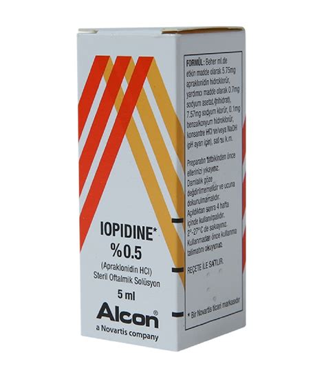 Iopidine %0,5 5 Ml Oftalmik Solusyon