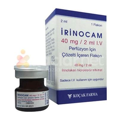 Irinocam 20 Mg/ml Iv Perfuzyon Icin Enjektabl Steril Solusyon