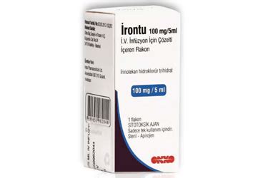 Irinotel 100 Mg/5 Ml Iv Infuzyon Icin Kon. Coz. Iceren Flakon Fiyatı