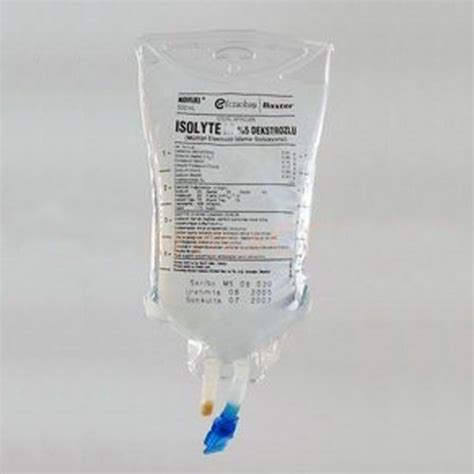 Isolyte M %5 Dekstrozlu Multiple Elektroit Idame Cozeltisi 500 Ml (setsiz-medifleks)