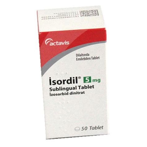 Isordil 5 Mg Sublingual 50 Tablet Fiyatı