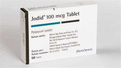 Jodid 100 Mcg 50 Tablet