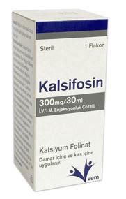 Kalsifosin 50 Mg/ 5 Ml I.v./ I.m. Enjeksiyonluk Cozelti (1 Flakon)