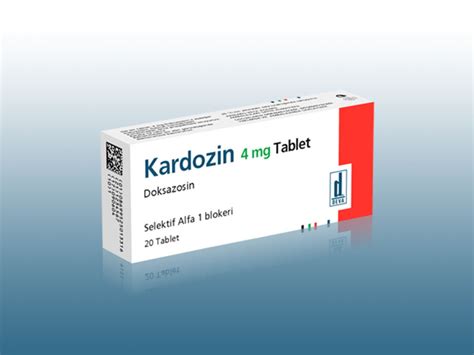 Kardozin 4 Mg 20 Tablet