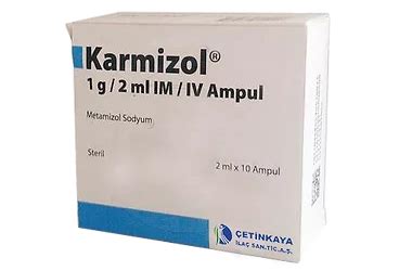 Karmizol 1 G/2 Ml Im/iv 10 Ampul