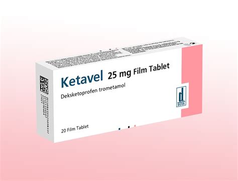 Ketavel 25 Mg Film Tablet (20 Tablet)
