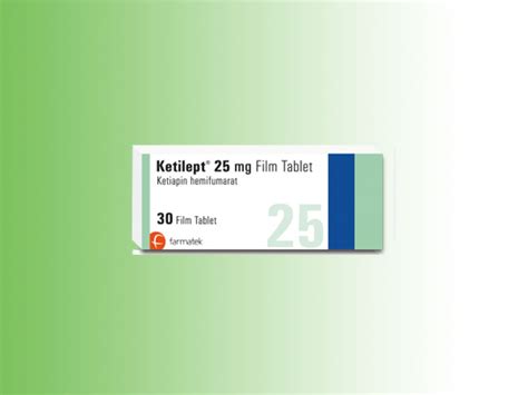 Ketilept 25 Mg 30 Tablet