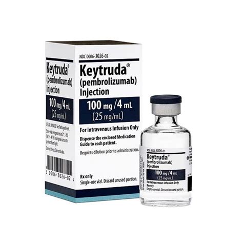 Keytruda 100 Mg/4 Ml (25 Mg/ml) Infuzyonluk Cozelti