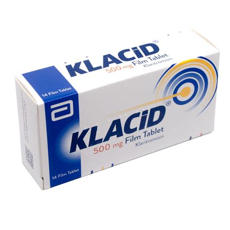 Klacid 500 Mg Film Kapli Tablet (14 Tablet)