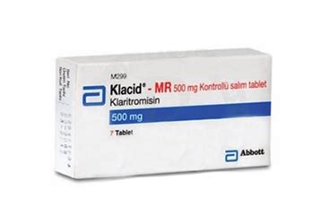 Klacid Mr 500 Degistirilmis Salim Tablet (7 Tablet)