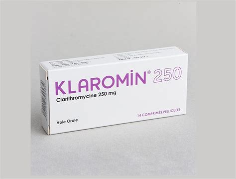 Klaromin 250 Mg 14 Tablet