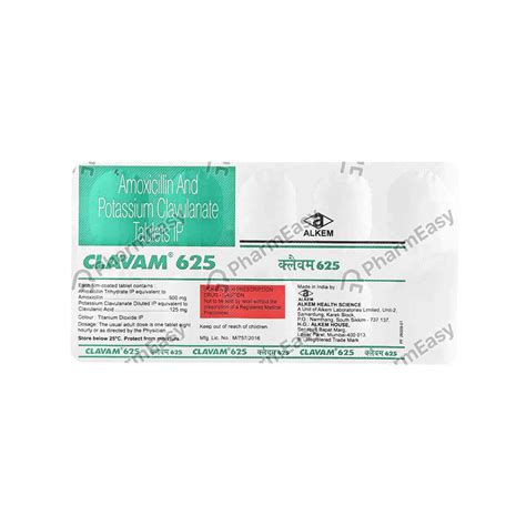 Klavupen 625 Mg 15 Tablet