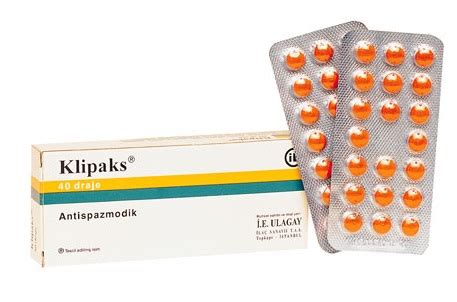 Klipaks 5/2,5 Mg Kapli Tablet (40 Draje)