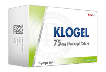 Klogel 75 Mg Film Kapli Tablet (28 Tablet) Fiyatı