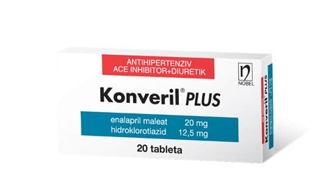 Konveril Plus 20 Mg / 12,5 Mg Tablet 20 Tablet