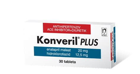 Konveril Plus 20 Mg / 12,5 Mg Tablet 30 Tablet
