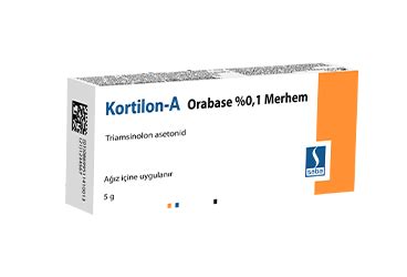 Kortilon-a Orabase % 0.1 Merhem (5 G) Fiyatı
