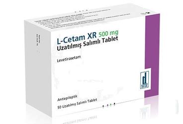 L-cetam Xr 500 Mg 50 Uzatilmis Salimli Tablet
