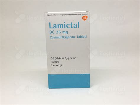 Lamictal Dc 25 Mg Cozunur 30 Cigneme Tableti Fiyatı