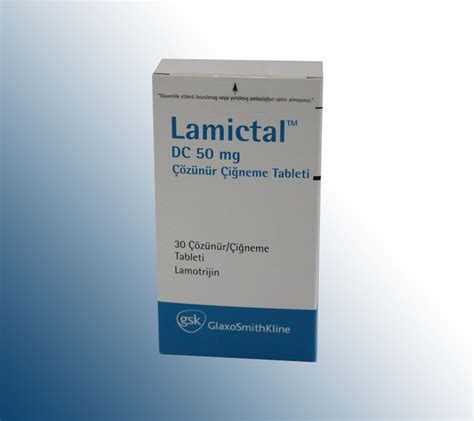 Lamictal Dc 50 Mg Cozunur/cigneme Tableti (30 Tablet) Fiyatı