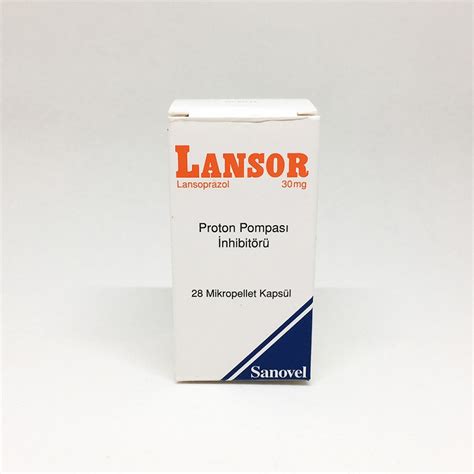 Lansor 30 Mg 14 Kapsul Fiyatı