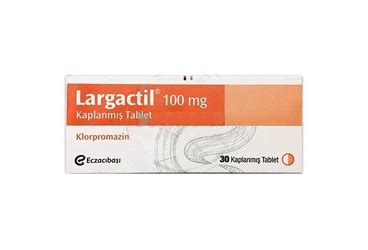 Largactil 100 Mg Kapli Tablet (30 Tablet) Fiyatı