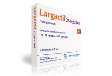Largactil 25 Mg Enjeksiyonluk/infuzyonluk Cozelti Iceren Ampul (10 Ampul)