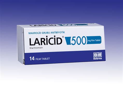Laricid 500 Mg 14 Film Tablet Fiyatı