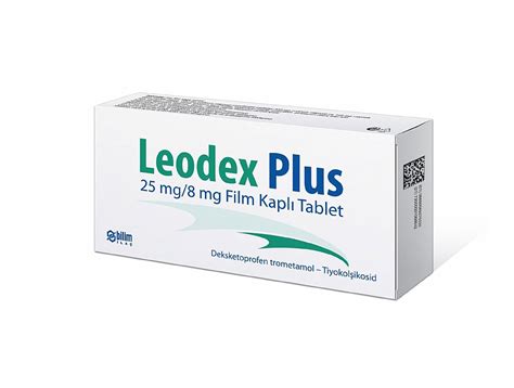 Leodex Plus 25 Mg/8 Mg 14 Film Kapli Tablet