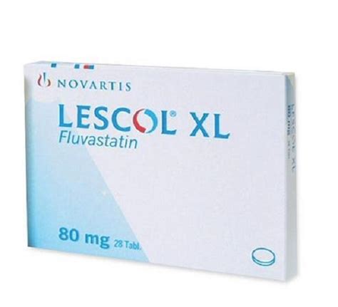 Lescol Xl 80 Mg 28 Tablet