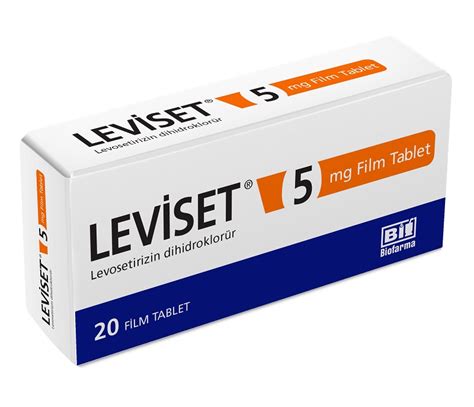 Leviset 5 Mg 20 Film Tablet