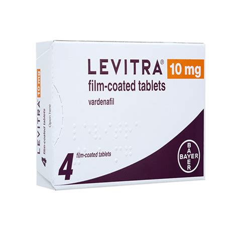 Levitra 10 Mg 4 Film Tablet