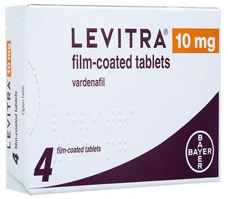 Levitra 10 Mg Agizda Dagilan 4 Tablet